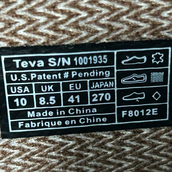 Teva Afton Womens Brown Leather w/Back Zip Tall Waterproof Riding Boots SZ US 10 - Picture 9 of 11